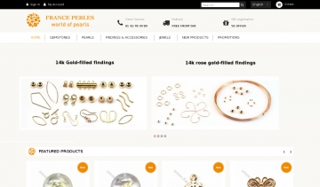 France Perles: boutique en ligne de perles et de pierres précieuses