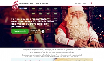 Elfisanta, lettres et vidéos personnalisables du père Noël