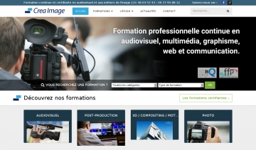 Crea Image, formations en audiovisuel et métiers de l'image