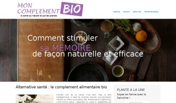 Mon complément bio, guide sur les compléments alimentaires