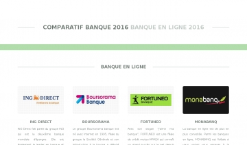 Comparatif banque 2016, guide sur les banques en ligne