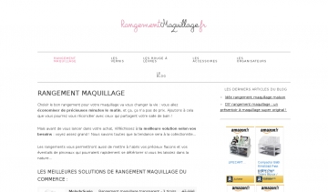 Le rangement de maquillage idéal à votre portée au bon prix