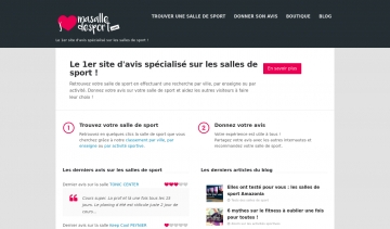 J'aime Ma Salle de Sport, portail référençant les salles de sport