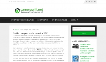 Caméra Wifi, guide complet de la caméra wifi