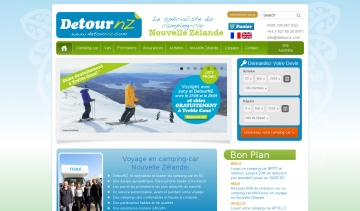 Detournz, agence de voyages en Nouvelle-Zélande