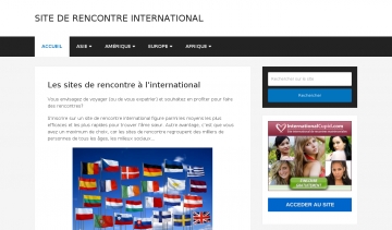 Site de rencontre international, guide pour faire une rencontre internationale