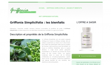 Griffonia simplicifolia,  guide d'informations sur ses vertus