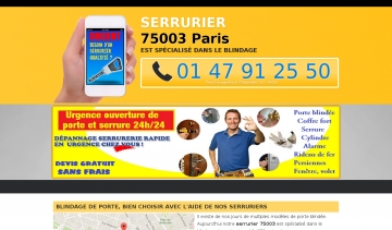 Serrurier qualifié pour vos travaux à Paris 3