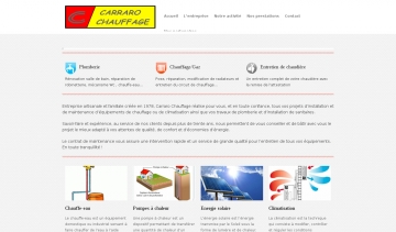 Carraro Chauffage, entreprise spécialisée en installation de chauffage