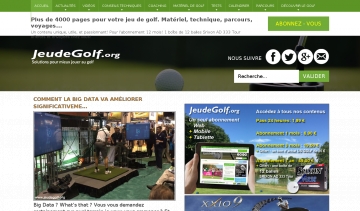 Magazine et test de matériel de golf