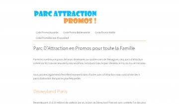 Parc Attraction Promos, de belles heures dans les parcs d’attractions 