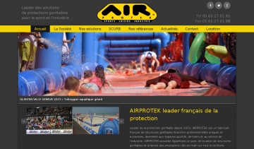 Airprotek, fabrication, vente et location de structures gonflables