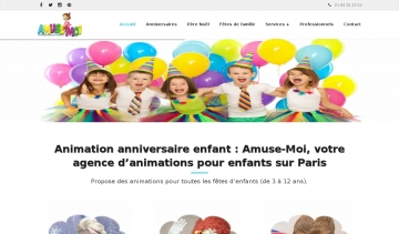 Amuse-moi, agence spécialisée en animation anniversaire enfant