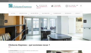 Cloisons Express, entreprise de cloisons d'intérieur