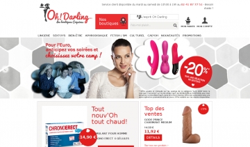 Ohdarling, la boutique coquine ppour tous les amoureux