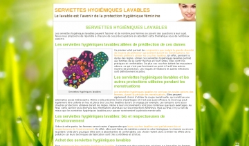 Serviettes Hygiéniques Lavables, guide d'informations sur les menstruations