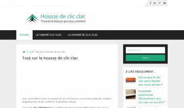 Toutes les informations pour faire le bon choix de votre housse de clic clac.