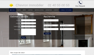 Chevron immobilier, votre agence immobilière à Paris.