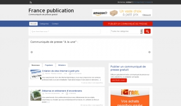 France Publication, publiez vos communiqués de presse