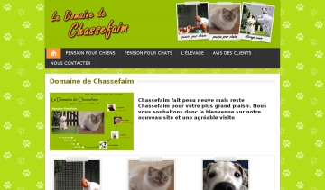 Chassefaim, domaine réservé à l'hébergement des chiens et des chats