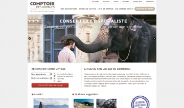 Comptoir des voyages, organisateur de voyage sur mesure