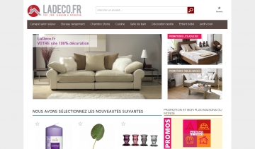 Ladeco.fr, votre meilleure boutique d'ameublement et de décoration.