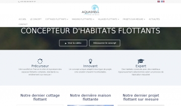 Aquashell, spécialiste de l’habitat flottant en France