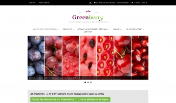 Greenberry, boutique en ligne de pâtisserie saine