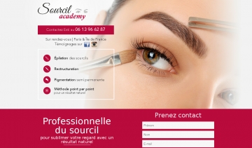 Sourcil Academy, votre professionnelle du sourcil à Paris.