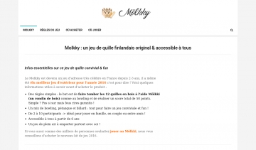 Molkky, meilleur jeu d'extérieur 2016