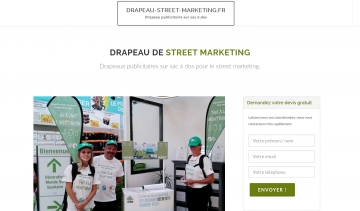 Drapeau Street Marketing, communication par les drapeaux