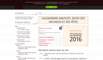 le flat design iCalendrier est entièrement custom