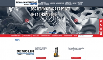 Demolin.fr, maintenance industrielle et mécanique générale. 