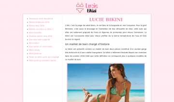 Lucie Bikini, une plateforme pour tout savoir sur le bikini