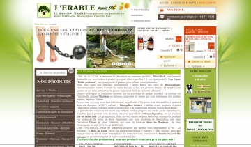 L'Erable, vente de produits diététiques et bio en ligne
