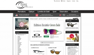 Optique Sergent, les lunettes et l'optique en ligne