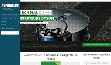 Aspirateur Robot, pour plus de facilité dans l'entretien de maison