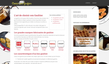 Choisir son Gaufrier, votre plateforme de choix de gaufriers.