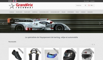 Grand Prix Racewear, Vente d'équipements pour le sport automobile