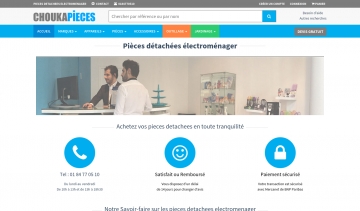 Choukapièces, vente de pièces pour appareil électroménager