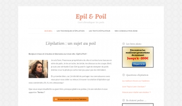 Epil & Poil, conseils et astuces sur épilation