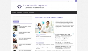 Formation Aide Soignante, le site guide de référence