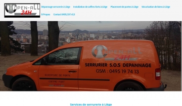 Serrurier pas cher à Liège, dépannage urgent: entreprise Open-All