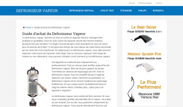 Defroisseur Vapeur, un appareil électroménager pratique