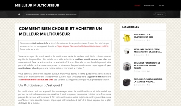 Multicuiseur : Appareil de cuisine électroménager et multifonctionnel