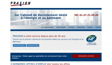 Praxion, cabinet spécialisé en gestion des ressources humaines