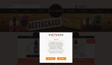 Cigusto, votre meilleure boutique en ligne de cigarettes électroniques.
