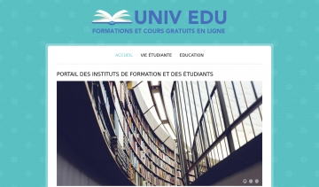 Univ Edu, portail consacré aux instituts de formation en ligne