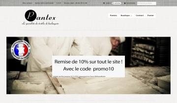 Pantex, expert de la vente de textiles de boulangerie