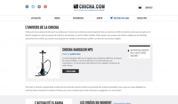 Chicha.com, votre meilleure plateforme d'information sur la chicha.